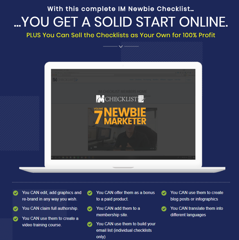 IM checklist newbie marketer review