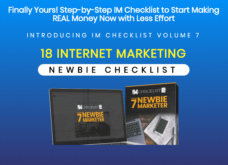 im checklist newbie marketer review